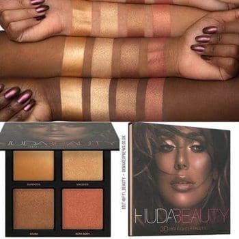 Huda Beauty 3D Highlighter Palette Bronze