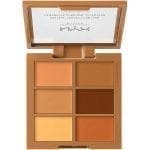 NYX Concealer +Contour Palette 6 In 1 Small Brown Packing (3)