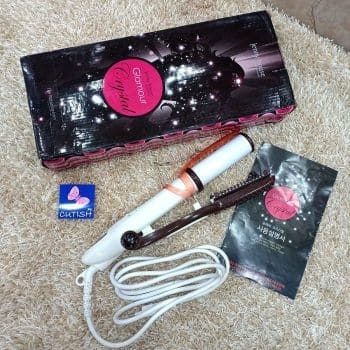 Auto 2in1 Hair Straightener & Curler Jenny House Glamour Crystal