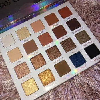 Nicol Concilio's Eye Shadow Palette Violet Voss Cosmetics