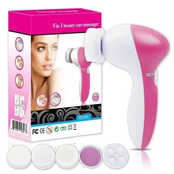 Electronic 5in1 Cleanser, Facial & Body Brush Set Tool AE-8782