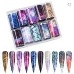 Nail Foil Nail Decorations 4In1 Pack Nail Art (7)