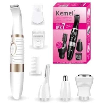 Kemei Skin Shaver & Nose Trimmer & Temples Shaver