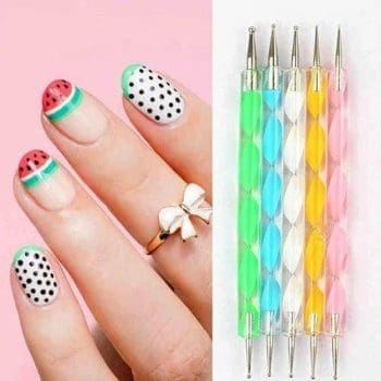 Double Sided Nail Art Dotting Tool 5 Pieces