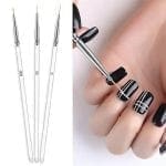 Set of 3 Acrylic Nail Art Brushes3