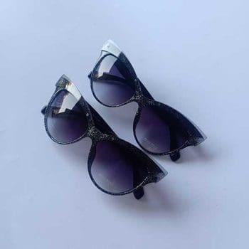 Miu Miu Eye Wear Cat Eye Glitter Sun Glasses