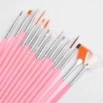 Set of 15 Nail Art Brushes