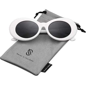 Sojos Cloud Classic Style Oval Sunglasses Inspired by Kurt Cobain
