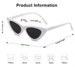 Sojos Retro Vintage Cat Eye Sun Glasses 4