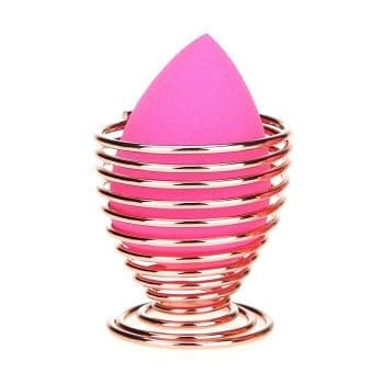 Makeup puff with stand